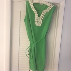 Mud Pie Green Shift Dress